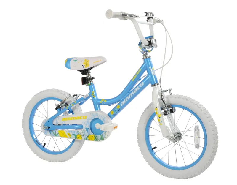 Ammaco Orchid 16 Inch Wheel Kids Bike Blue-1